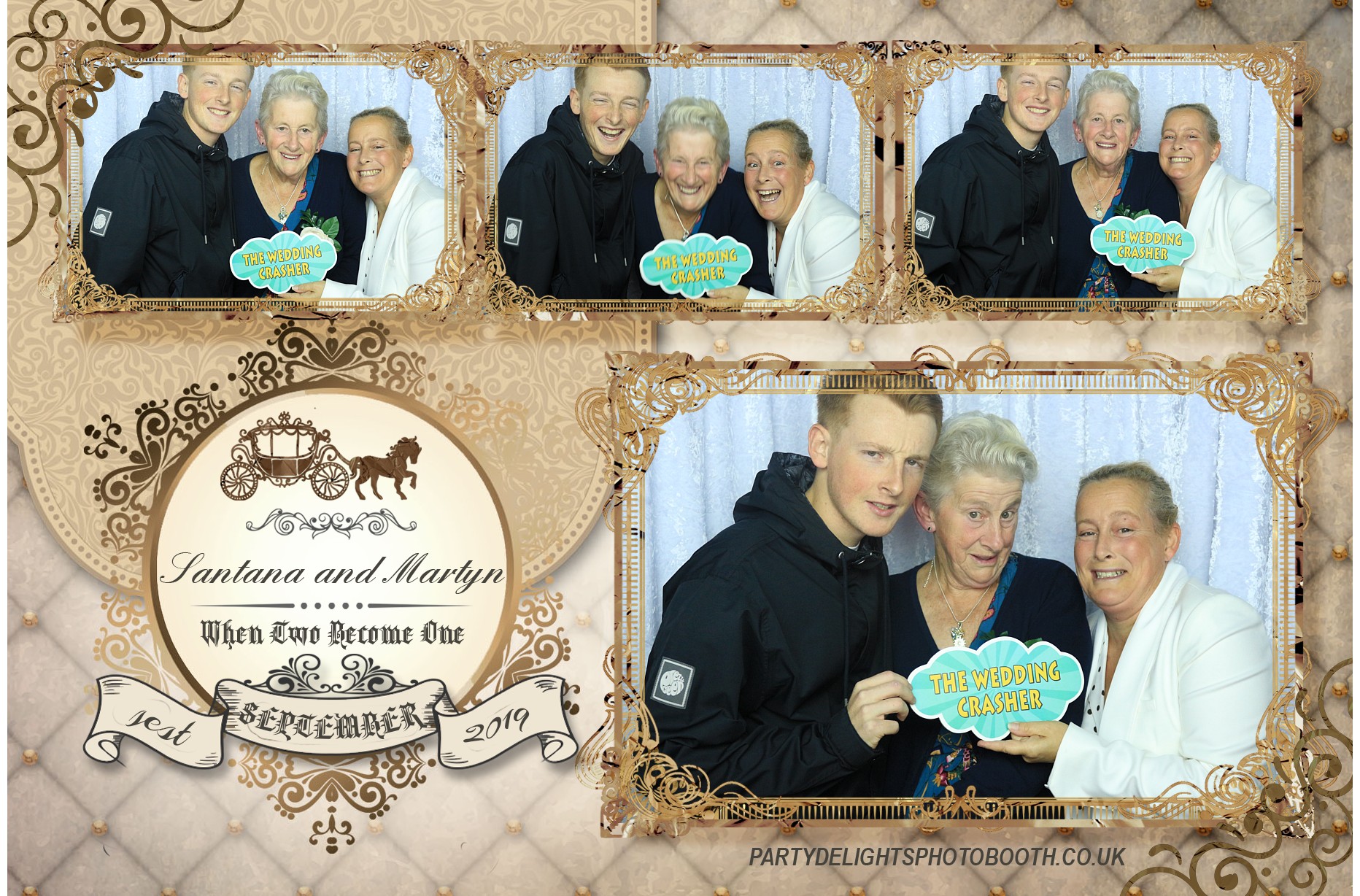 Martyn and Santana’s Wedding - Prints | View more photos from the event at gallery.partydelightsphotobooth.co.uk/u/PartyDelightsPhotoBooth/Martyn-and-Santana’s-Wedding-Prints